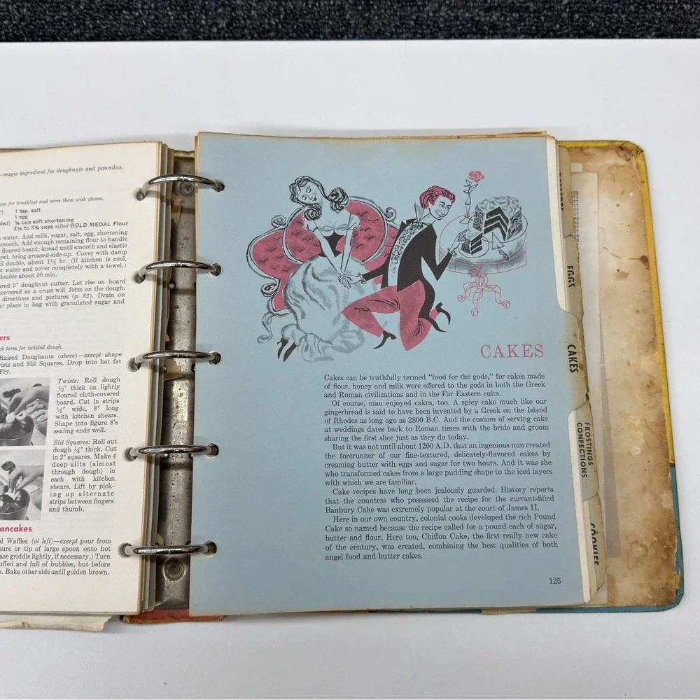 Betty Crocker's New Picture Cook Book 1961 First Edition 5-Ring Binder Vintage